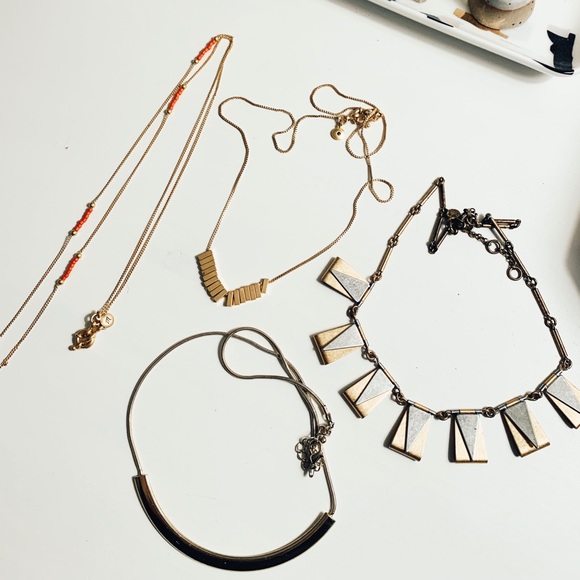 Madewell • Gold Necklaces + Bien Fait Bag - Picture 2 of 4